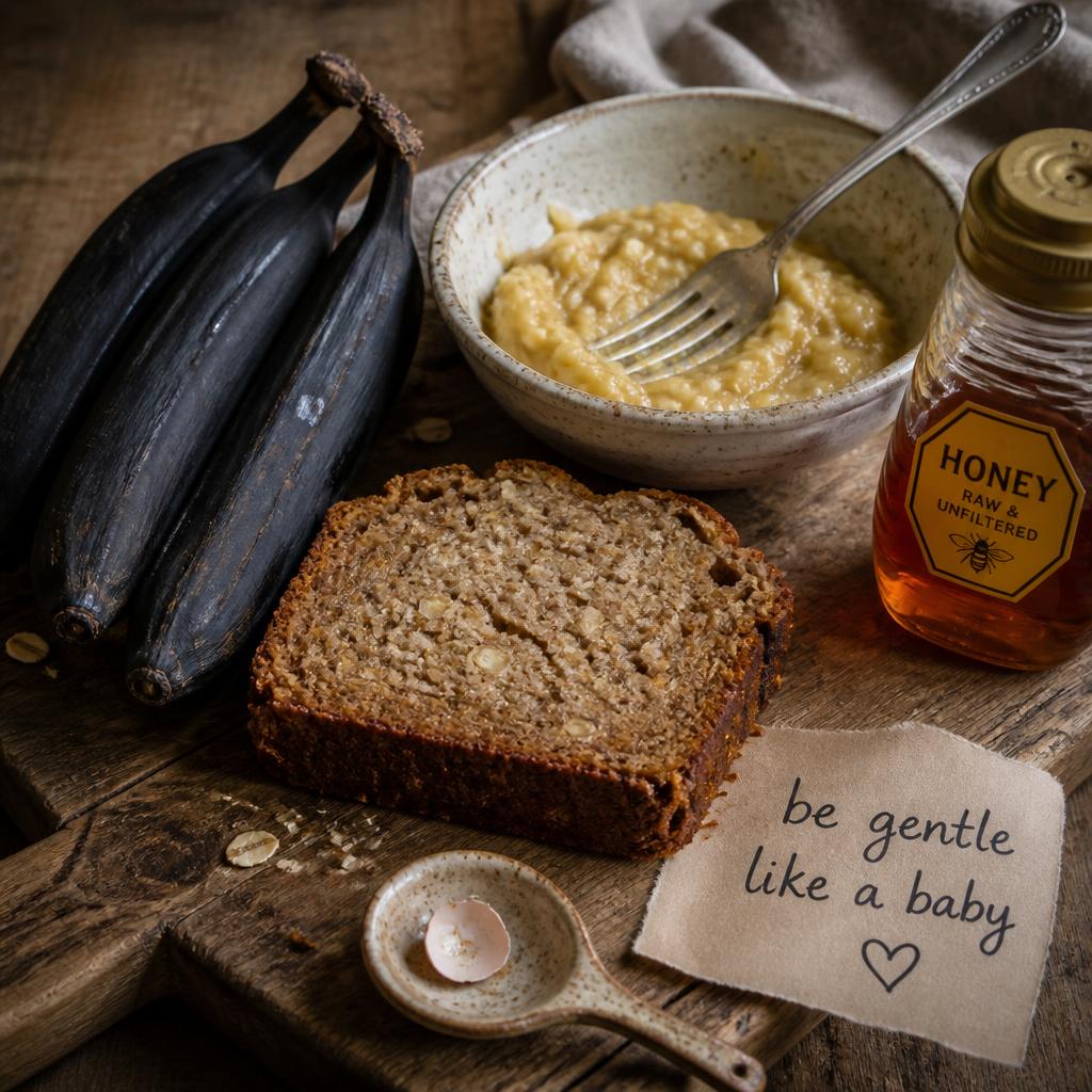 Banana Oatmeal Bread Recipe