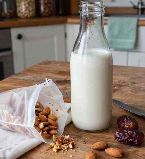 Homemade Almond Milk Recipe
