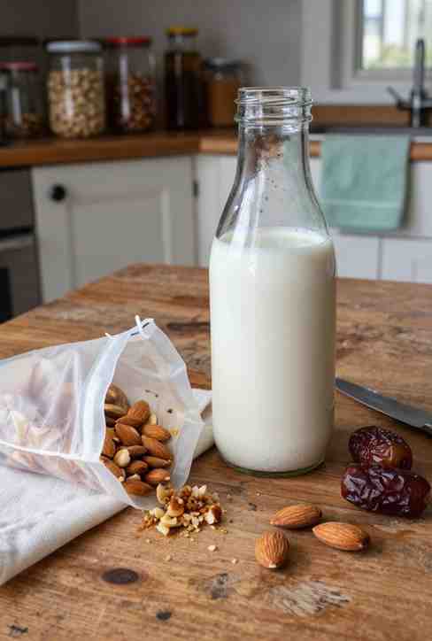 Homemade Almond Milk Recipe