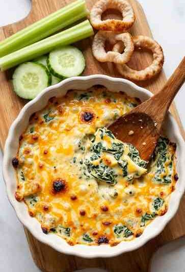 Keto Spinach Artichoke Dip Recipe