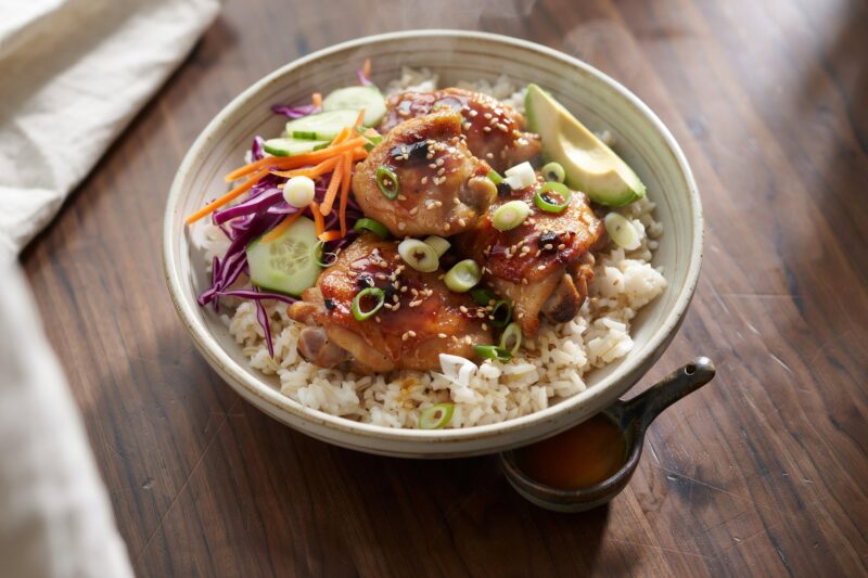 Honey Chicken Bowl Healthy